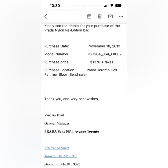 SOLD ❤️ Prada Re-Edition 2005 - Picture 5 of 5